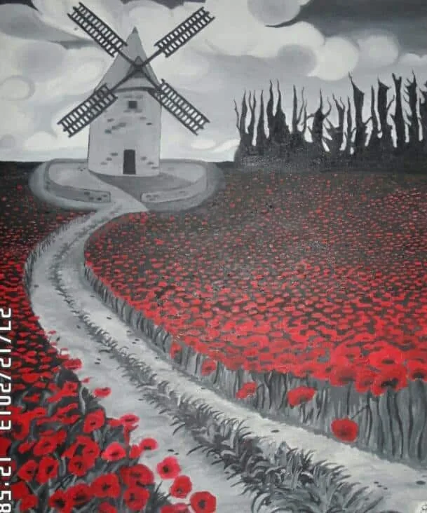 moulin aux coquelicots by guillaume cabouat