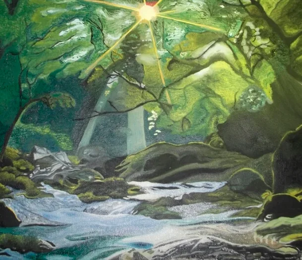 rivière ensoleillée by guillaume cabouat