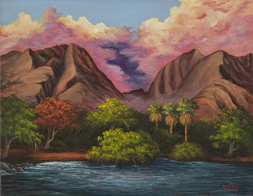 Olowalu by Hawaiian Painter Darice Machel McGuire