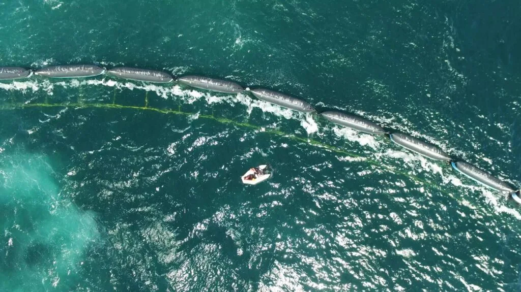 The Ocean Cleanup - North Sea Prototype