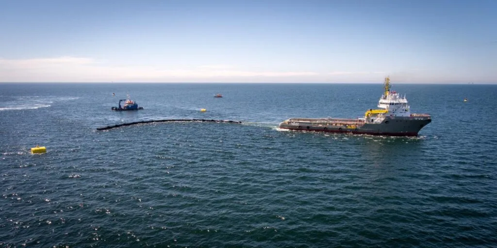 The Ocean Cleanup - North Sea Prototype