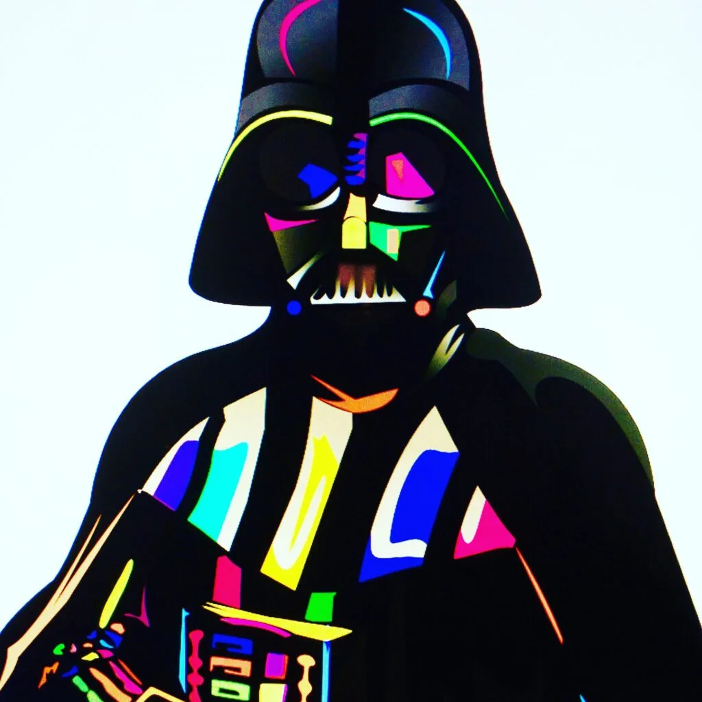 Darth Bright Vader by Mr. Clever Art