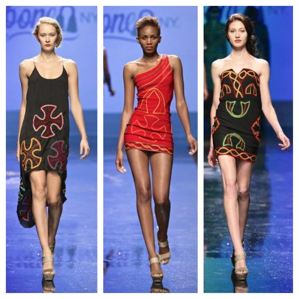 Fashion designer Kibonen Nfi from Cameroon