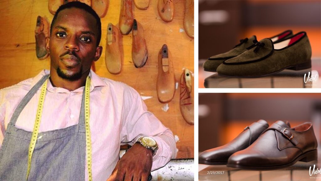 Shoe designer Vidal Kenmoe