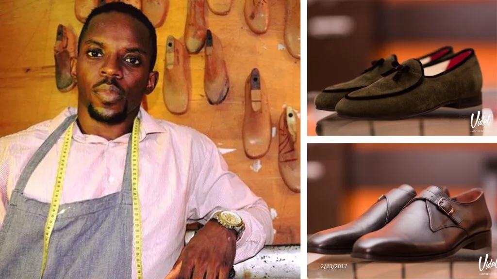 Shoe designer Vidal Kenmoe