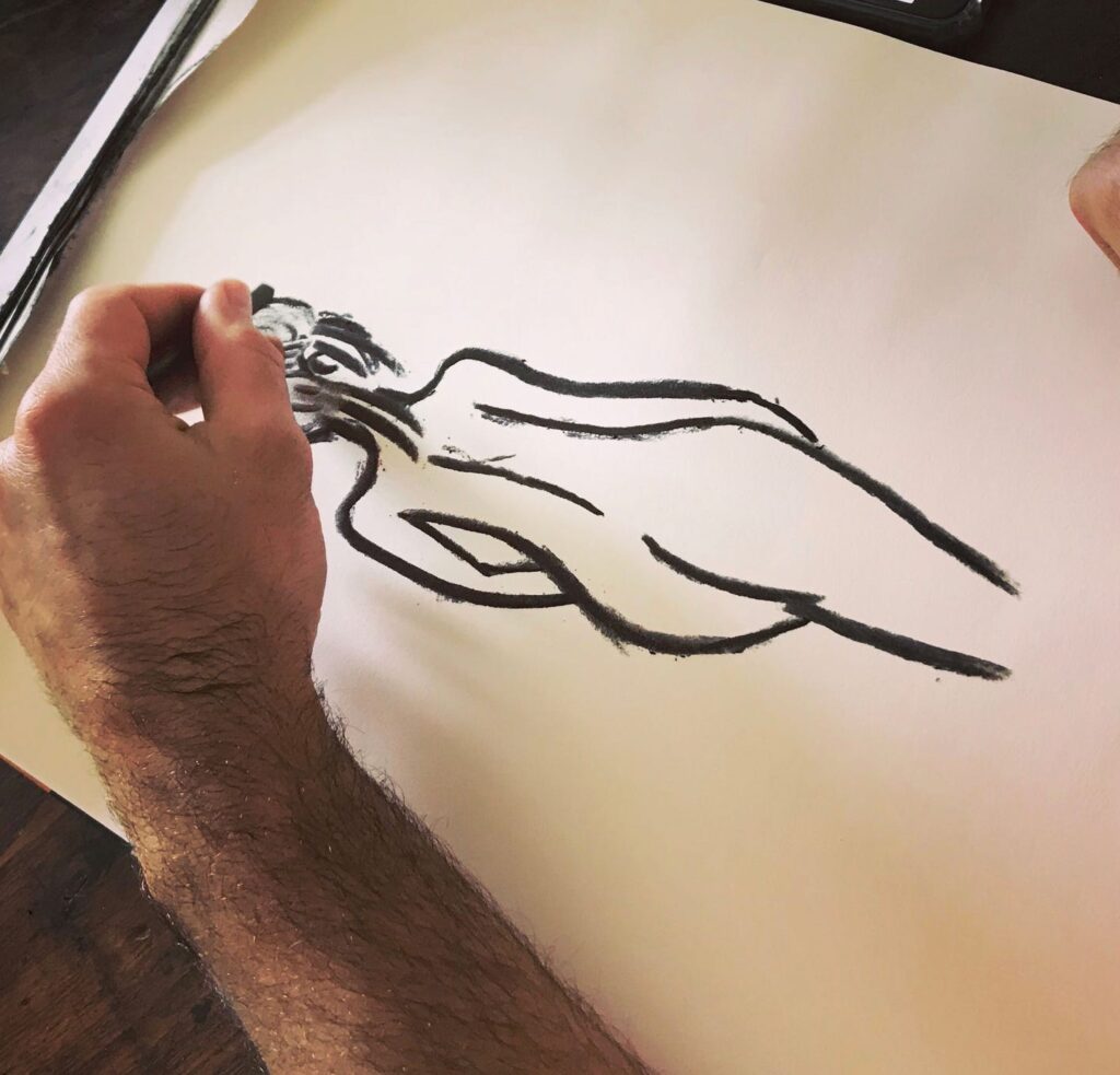 Painter Matteo Fieno
