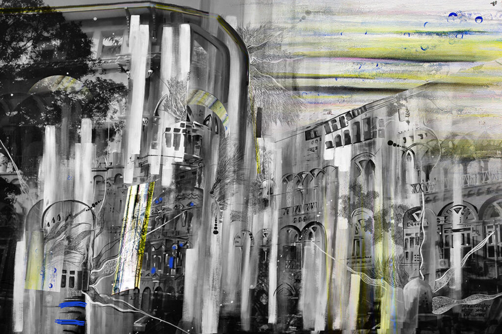 Agamemnon’s Reverie, mixed media, by Painter Akshita Gandhi