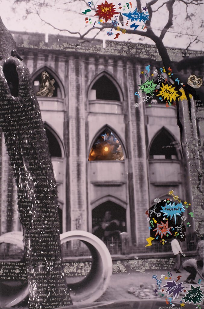 The journey, mixed media, by Painter Akshita Gandhi