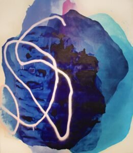 Unfinished Business by Abstract Painter Rebecca Youssef