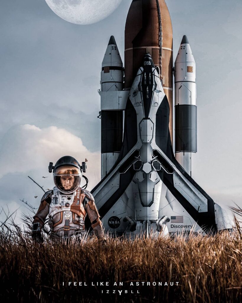 I feel like an Astronaut by Digital Artist Israel Benloulou called Izybll I feel like an Astronaut by Digital Artist Israel Benloulou called Izybll