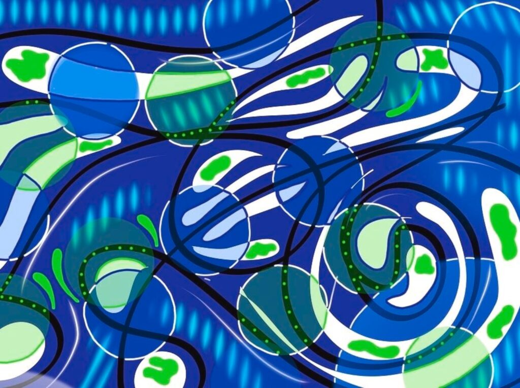 Abstract painting by Abstract Painter Jennifer Mrozek Weiss