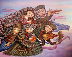 Country of Pink Dreams by Armenian Painter Sevada Grigoryan