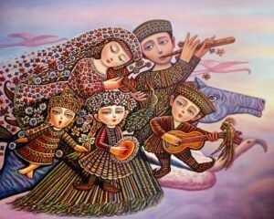 Country of Pink Dreams by Armenian Painter Sevada Grigoryan
