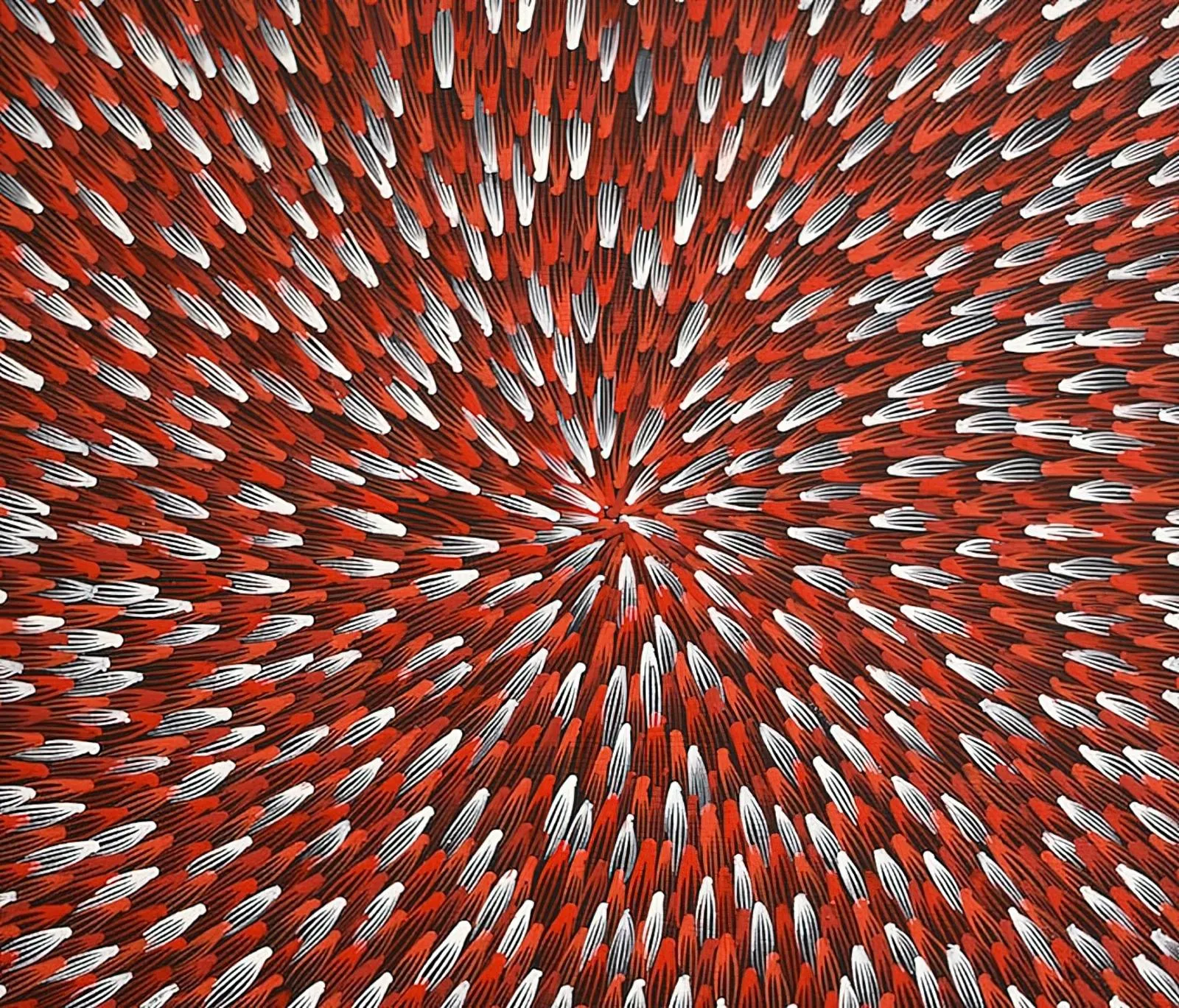 Aboriginal Artist Abie Loy Kemarre BUSH LEAVES