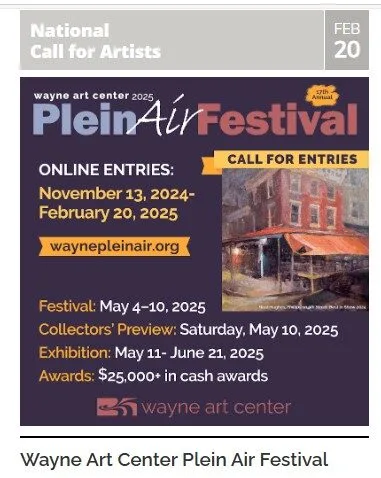 wayne art center plein air festival