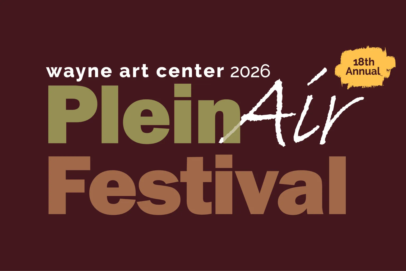 Wayne Art Center Plein Air Festival Exhibition